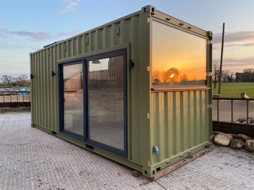 20ft converted shipping - converted,