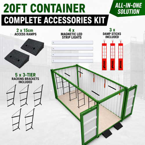 20ft shipping container - 20ft, in