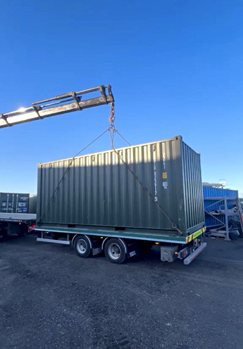 20ft green steel - 20ft,